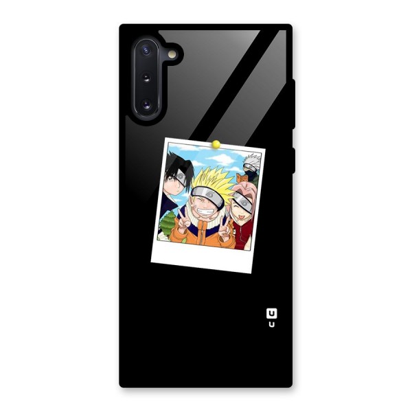 Team Kakashi Cute Glass Back Case for Galaxy Note 10