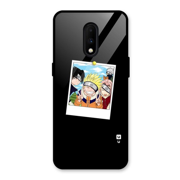 Team Kakashi Cute Glass Back Case for OnePlus 7