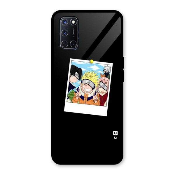 Team Kakashi Cute Glass Back Case for Oppo A52