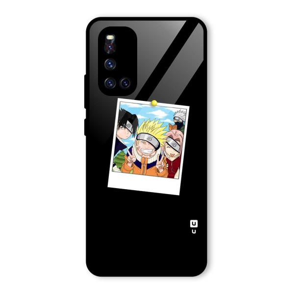 Team Kakashi Cute Glass Back Case for Vivo V19