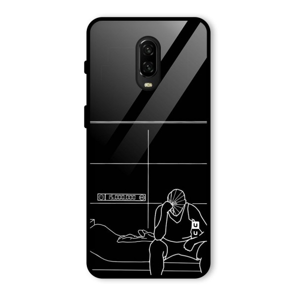 Teen Merits Glass Back Case for OnePlus 6T