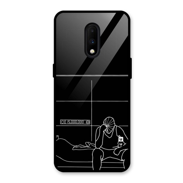 Teen Merits Glass Back Case for OnePlus 7