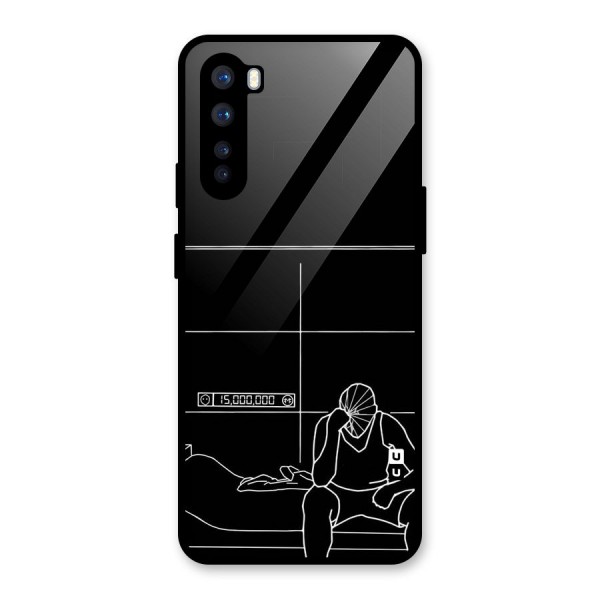 Teen Merits Glass Back Case for OnePlus Nord