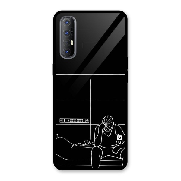 Teen Merits Glass Back Case for Oppo Reno3 Pro