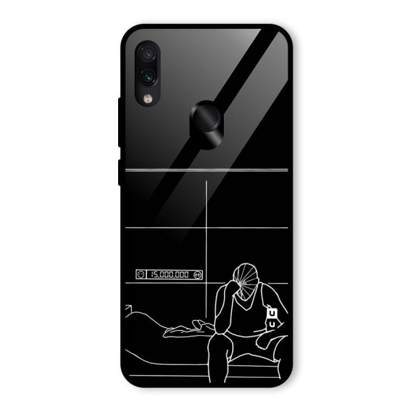 Teen Merits Glass Back Case for Redmi Note 7