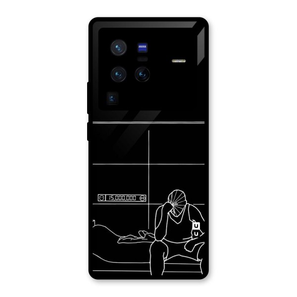 Teen Merits Glass Back Case for Vivo X80 Pro