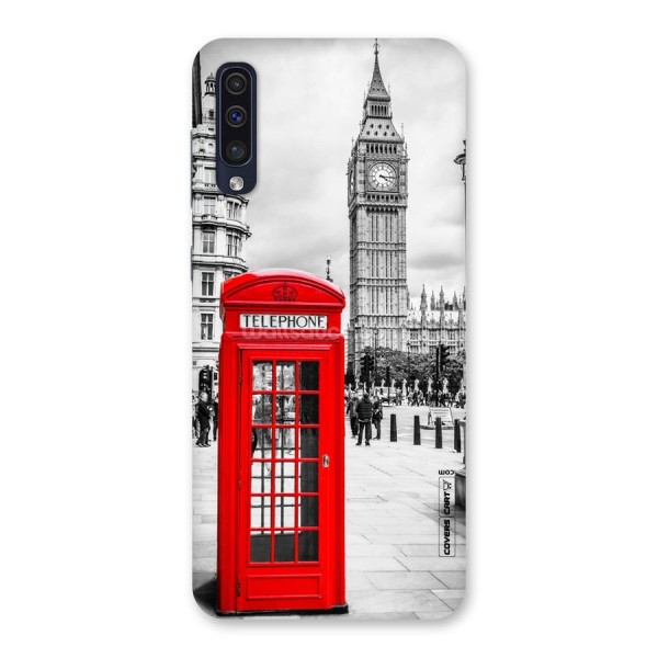 Telephone Booth Back Case for Galaxy A50