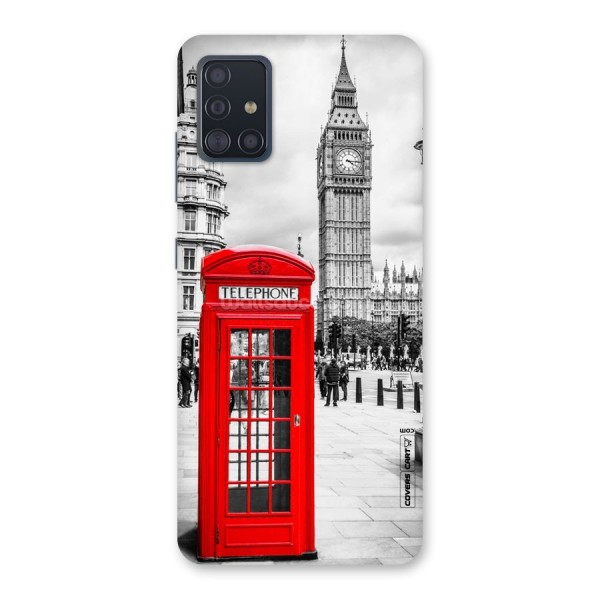 Telephone Booth Back Case for Galaxy A51