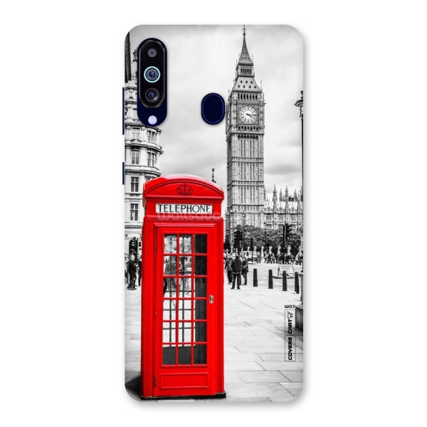 Telephone Booth Back Case for Galaxy A60