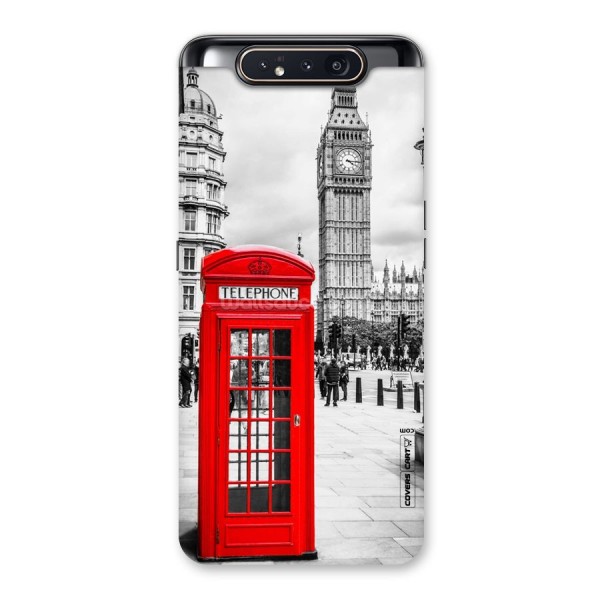 Telephone Booth Back Case for Galaxy A80