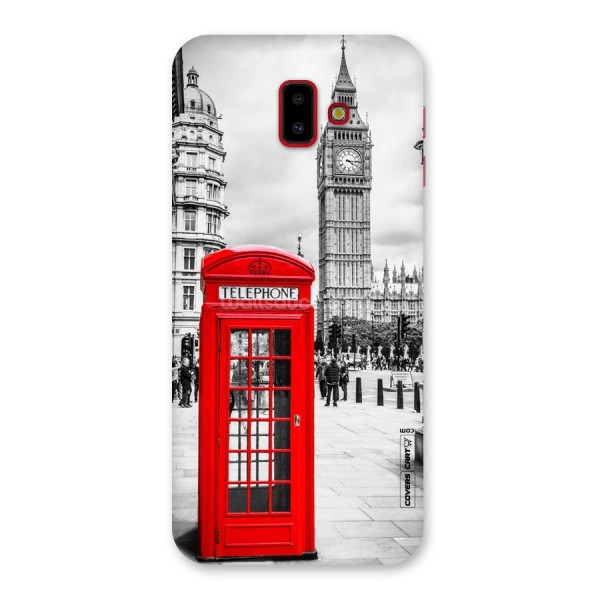 Telephone Booth Back Case for Galaxy J6 Plus