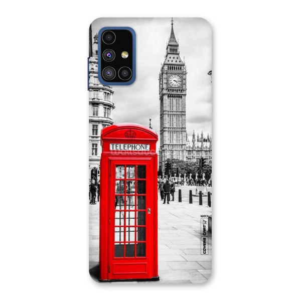 Telephone Booth Back Case for Galaxy M51