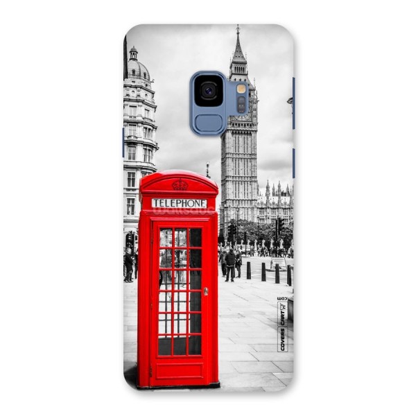 Telephone Booth Back Case for Galaxy S9