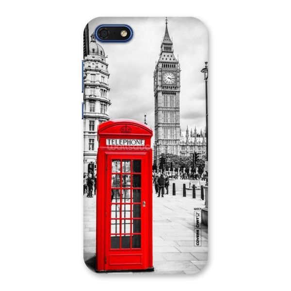 Telephone Booth Back Case for Honor 7s