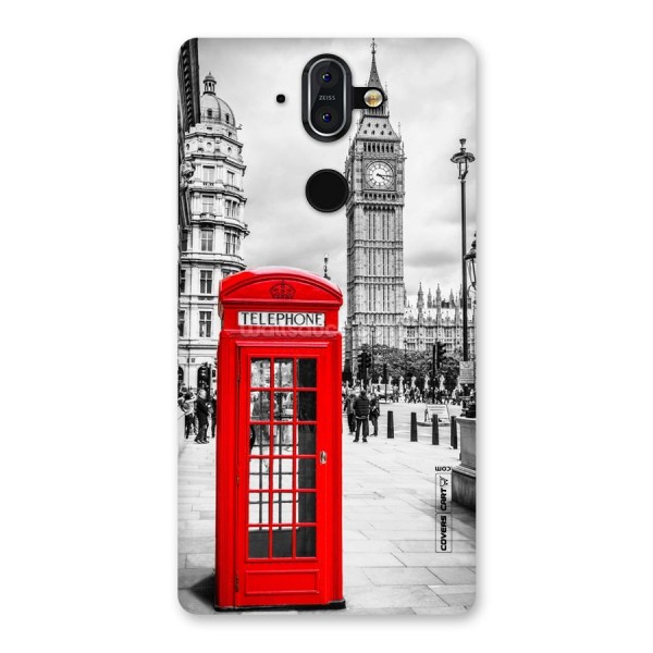 Telephone Booth Back Case for Nokia 8 Sirocco