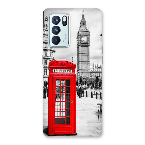 Telephone Booth Back Case for Oppo Reno6 Pro 5G