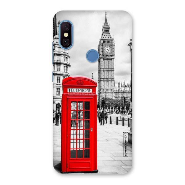 Telephone Booth Back Case for Redmi Note 6 Pro