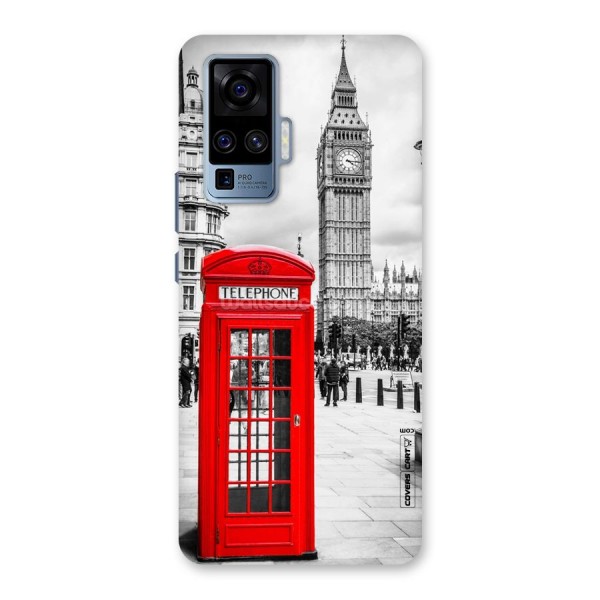 Telephone Booth Back Case for Vivo X50 Pro