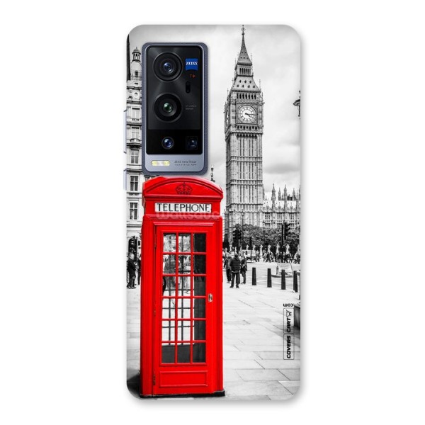 Telephone Booth Back Case for Vivo X60 Pro Plus