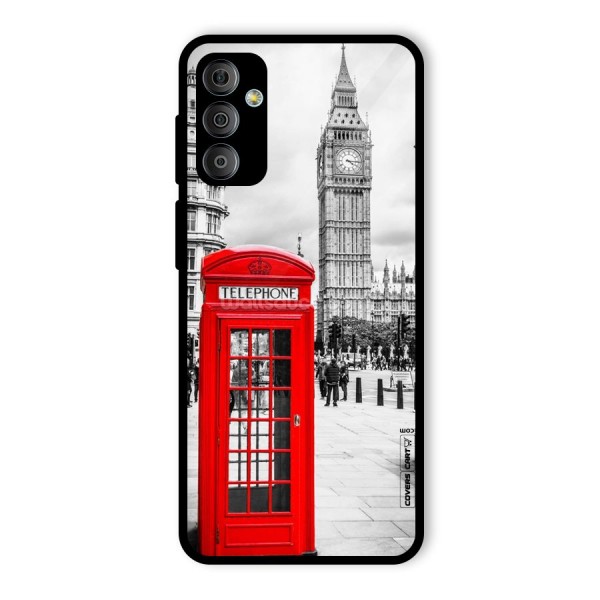 Telephone Booth Glass Back Case for Galaxy F23