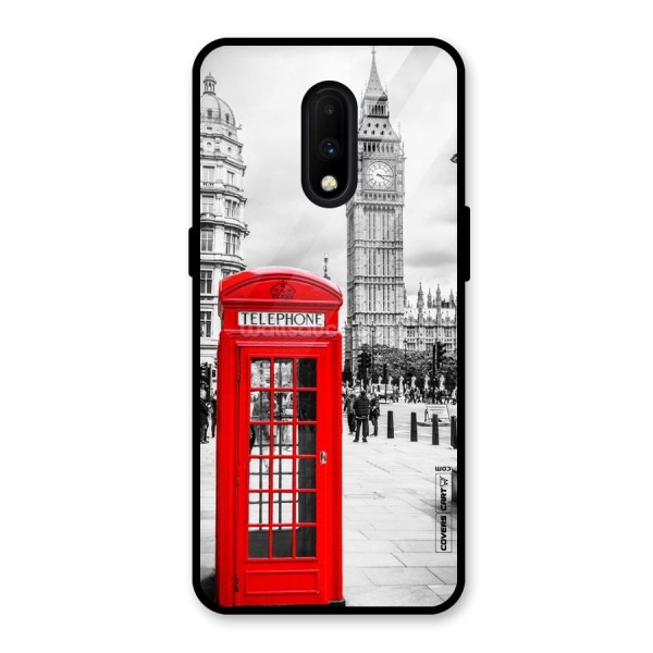 Telephone Booth Glass Back Case for OnePlus 7