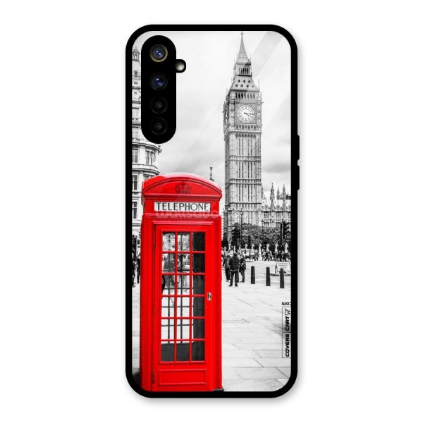 Telephone Booth Glass Back Case for Realme 6