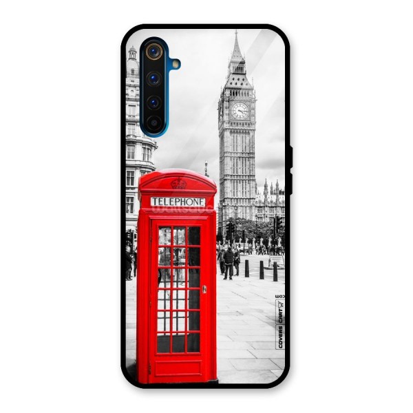 Telephone Booth Glass Back Case for Realme 6 Pro