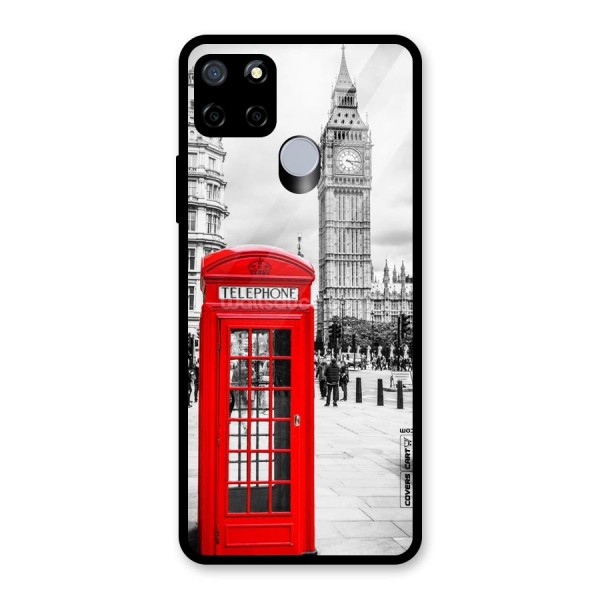 Telephone Booth Glass Back Case for Realme C12