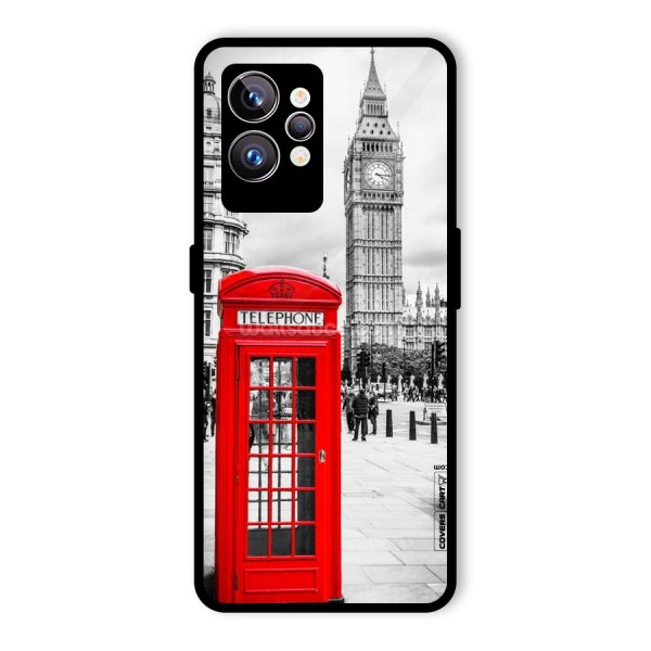 Telephone Booth Glass Back Case for Realme GT2 Pro