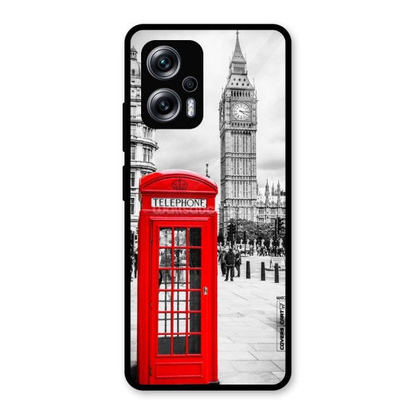 Telephone Booth Glass Back Case for Redmi K50i