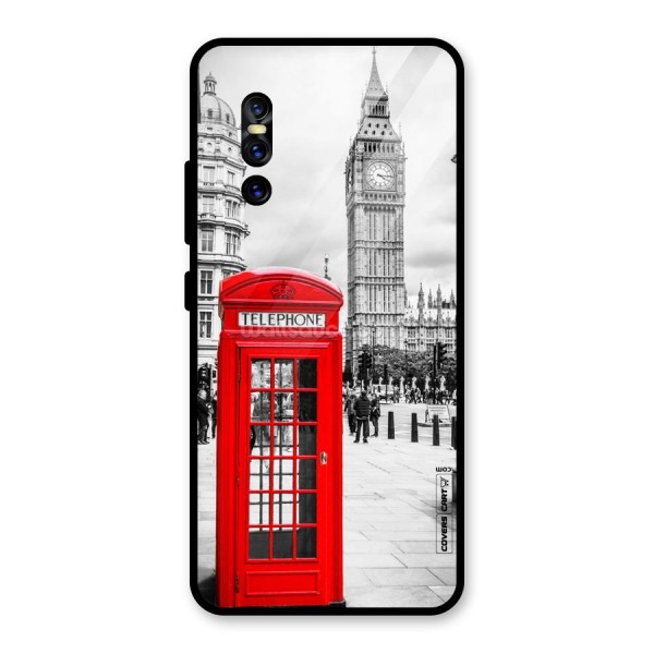 Telephone Booth Glass Back Case for Vivo V15 Pro