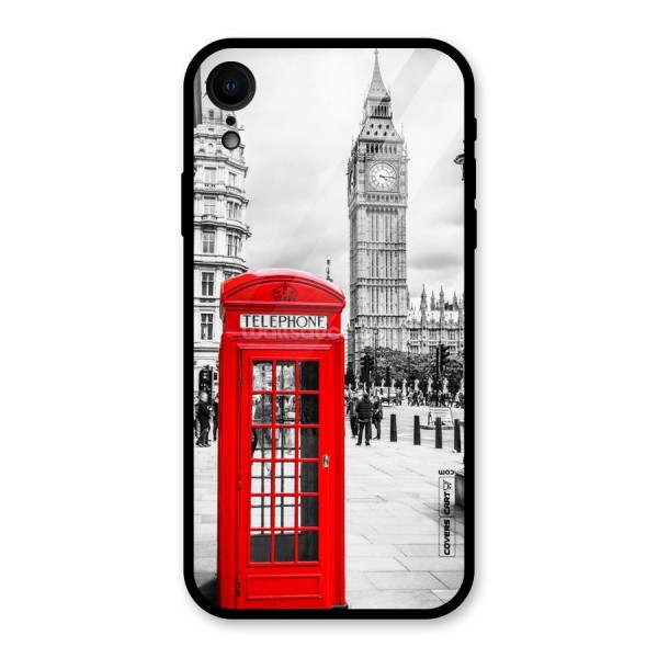 Telephone Booth Glass Back Case for XR