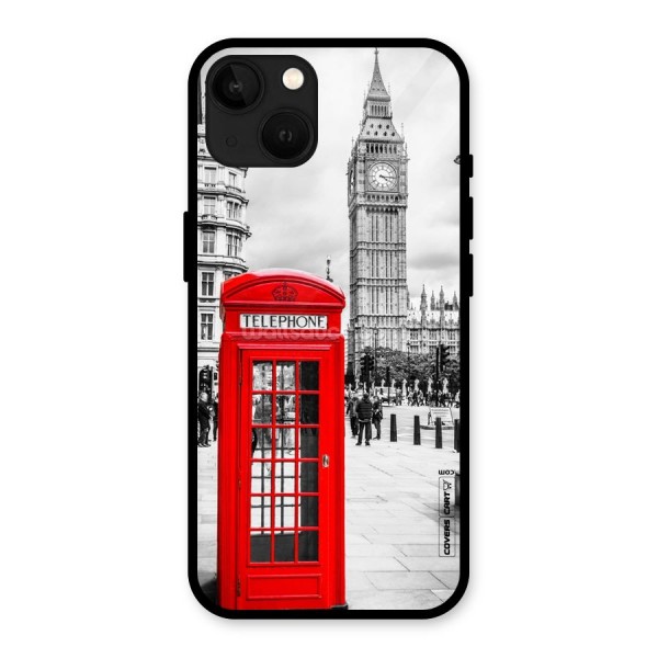 Telephone Booth Glass Back Case for iPhone 13