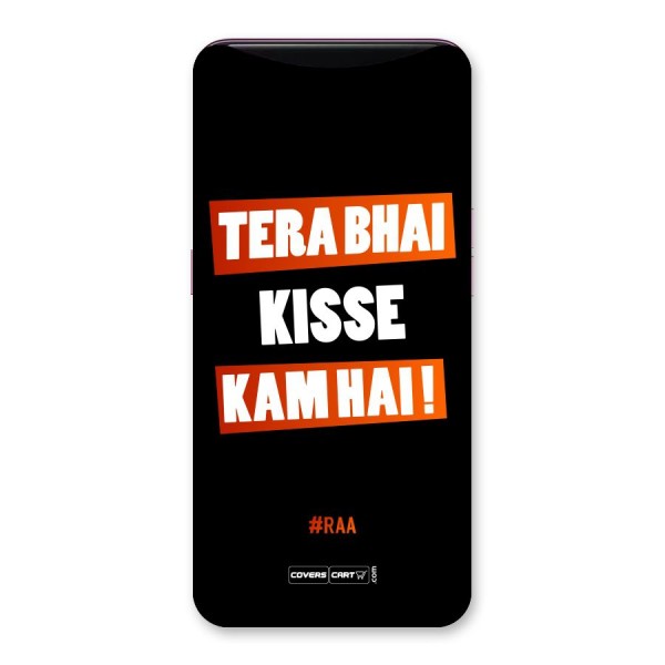 Tera Bhai Raftaar Back Case for Oppo Find X