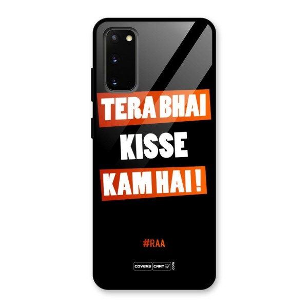 Tera Bhai Raftaar Glass Back Case for Galaxy S20