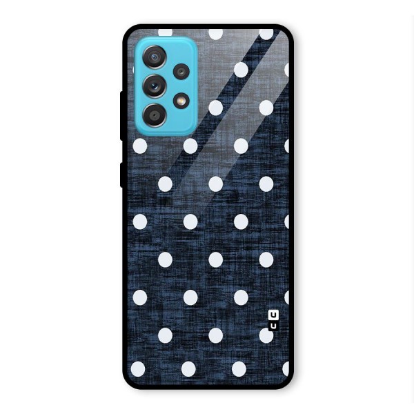 Textured Dots Glass Back Case for Galaxy A52s 5G