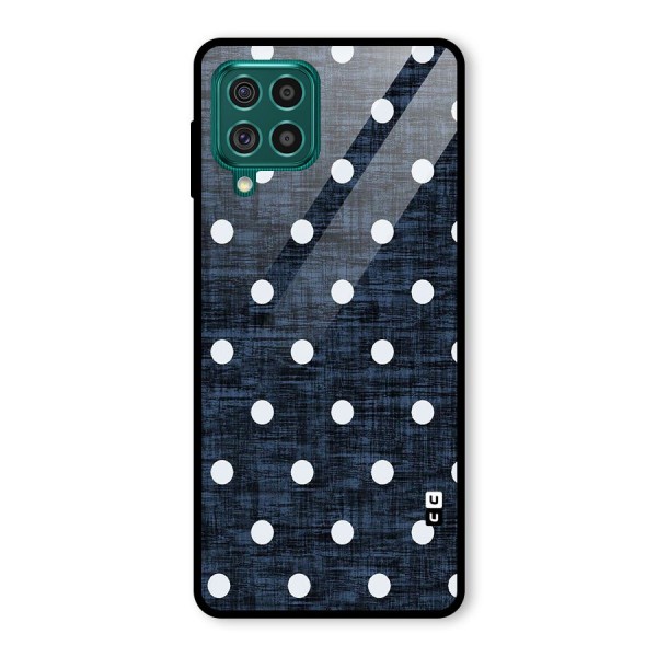 Textured Dots Glass Back Case for Galaxy F62