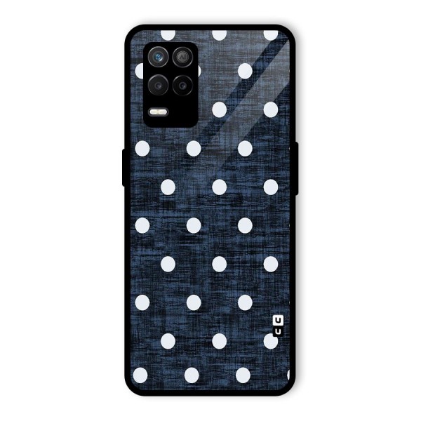 Textured Dots Glass Back Case for Realme 9 5G