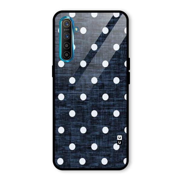 Textured Dots Glass Back Case for Realme XT