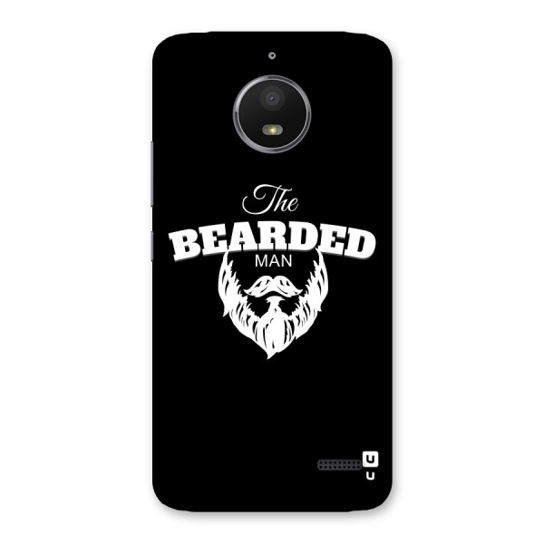 The Bearded Man Back Case for Moto E4