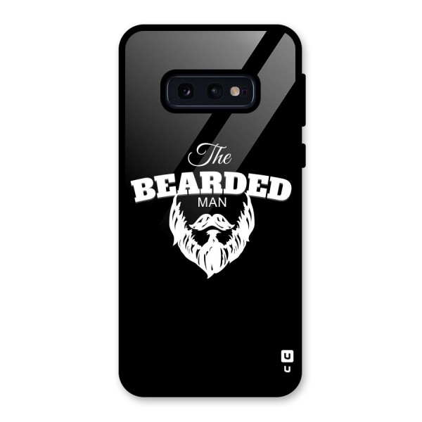 The Bearded Man Glass Back Case for Galaxy S10e