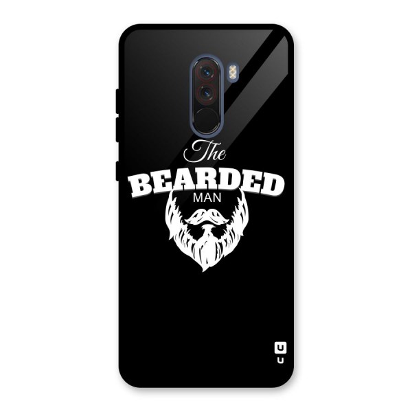 The Bearded Man Glass Back Case for Poco F1