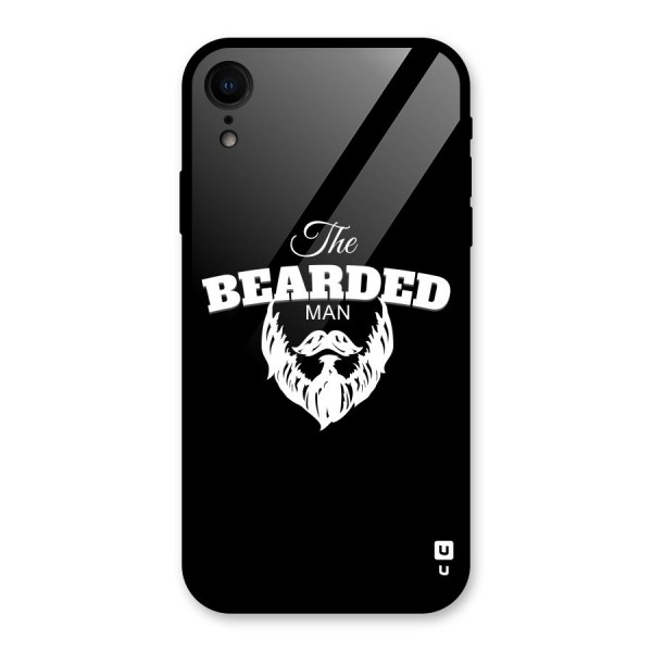 The Bearded Man Glass Back Case for XR