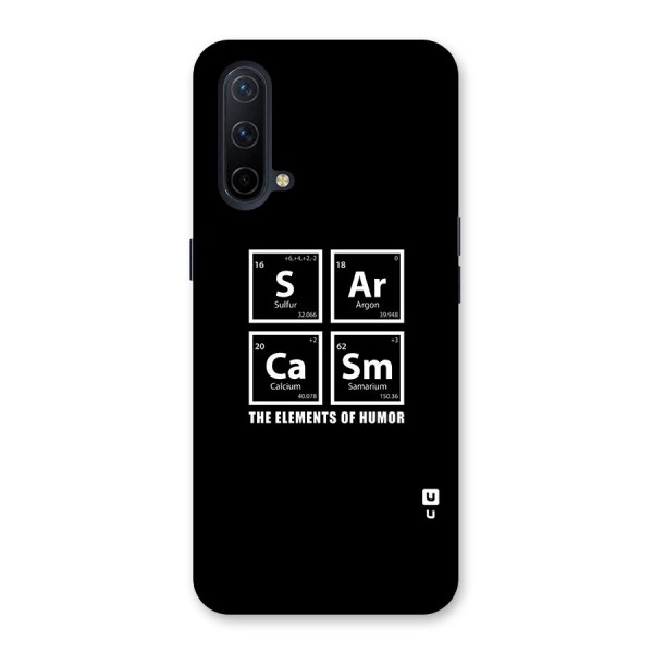 The Elements of Humor Back Case for OnePlus Nord CE 5G