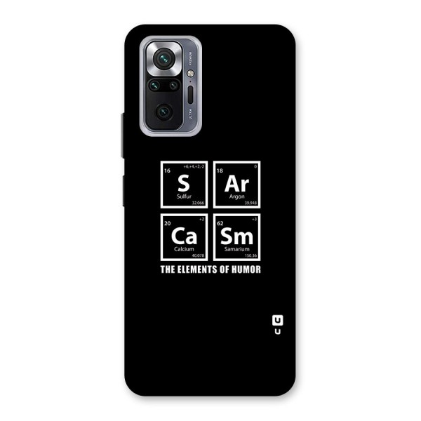 The Elements of Humor Back Case for Redmi Note 10 Pro