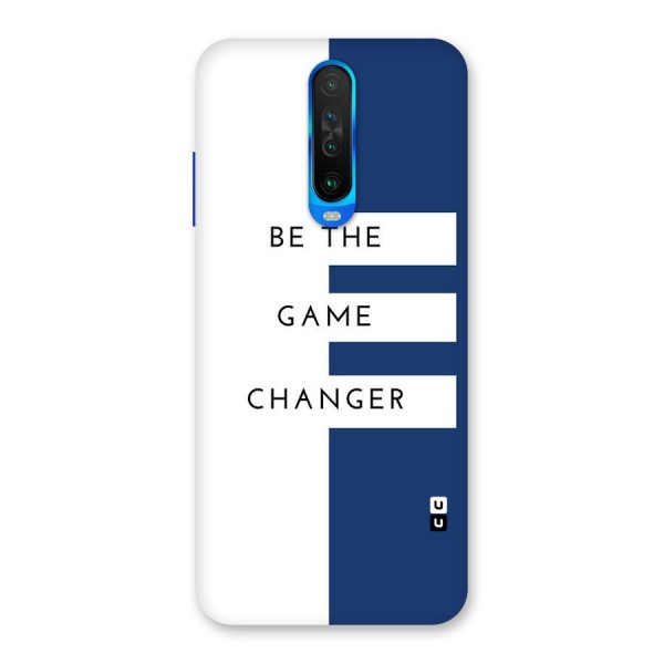 The Game Changer Back Case for Poco X2