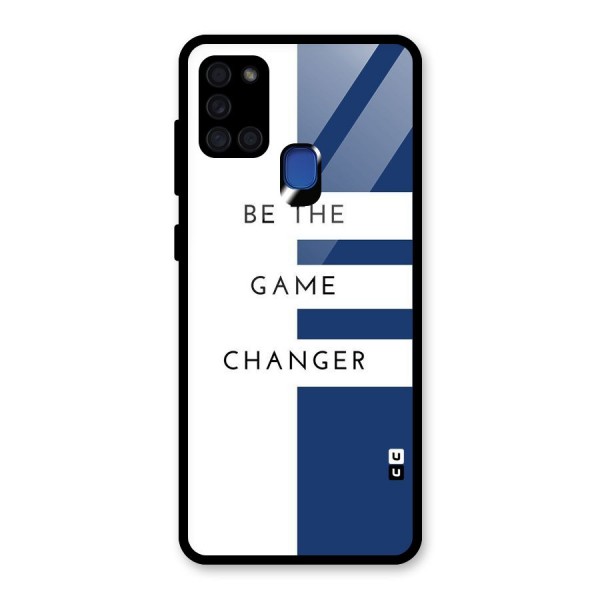 The Game Changer Glass Back Case for Galaxy A21s