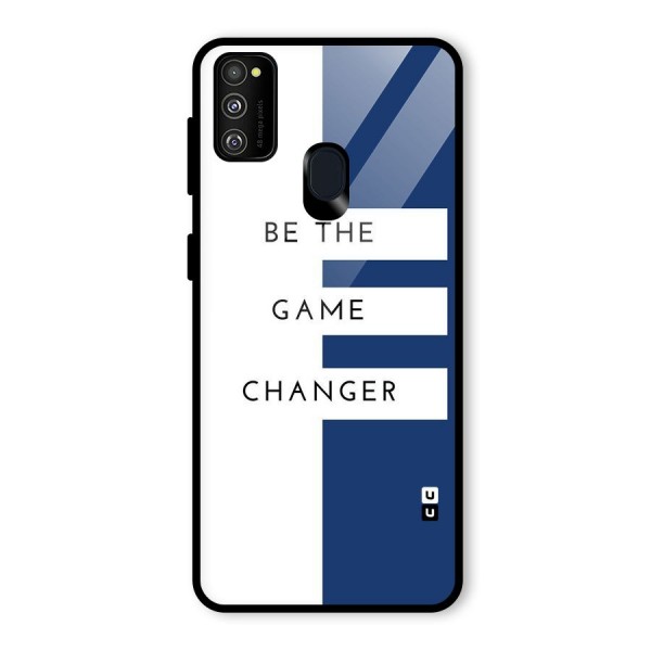 The Game Changer Glass Back Case for Galaxy M21