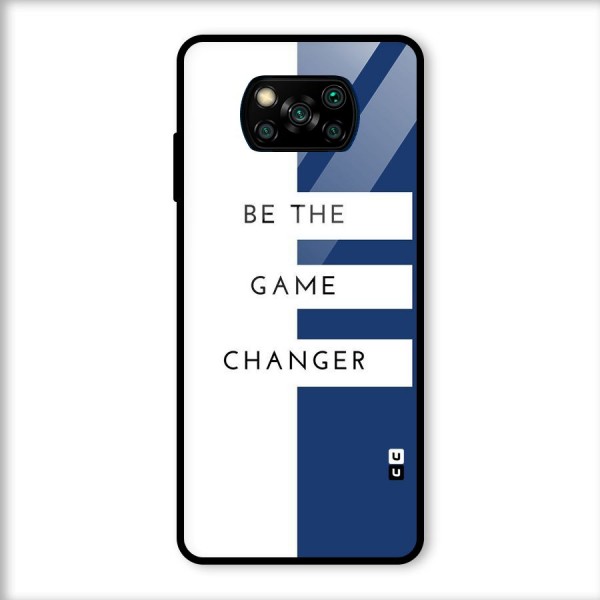 The Game Changer Glass Back Case for Poco X3