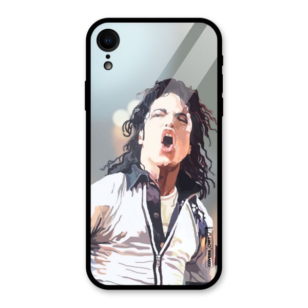 The Legend Michael Jackson Glass Back Case for XR